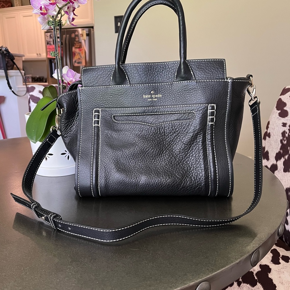 Kate Spade Black Leather Handbag